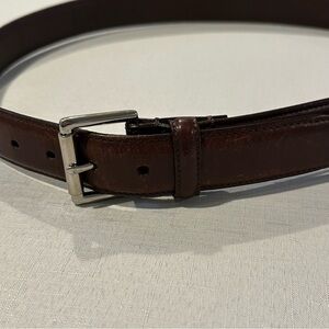 Nautica Brown Leather Belt Size 40